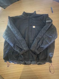 Carhartt Men's Gilliam Rain Defender Jacket Black 3XL Relaxed Fit