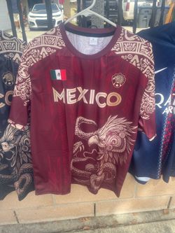 Burgundy Mexico jersey