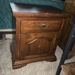 Wood Nightstand