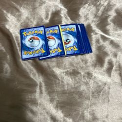 Selling Slightly Used Pokemon Cards