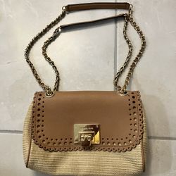 Michael Kors Violet Vivian Shoulder Flap Handbag