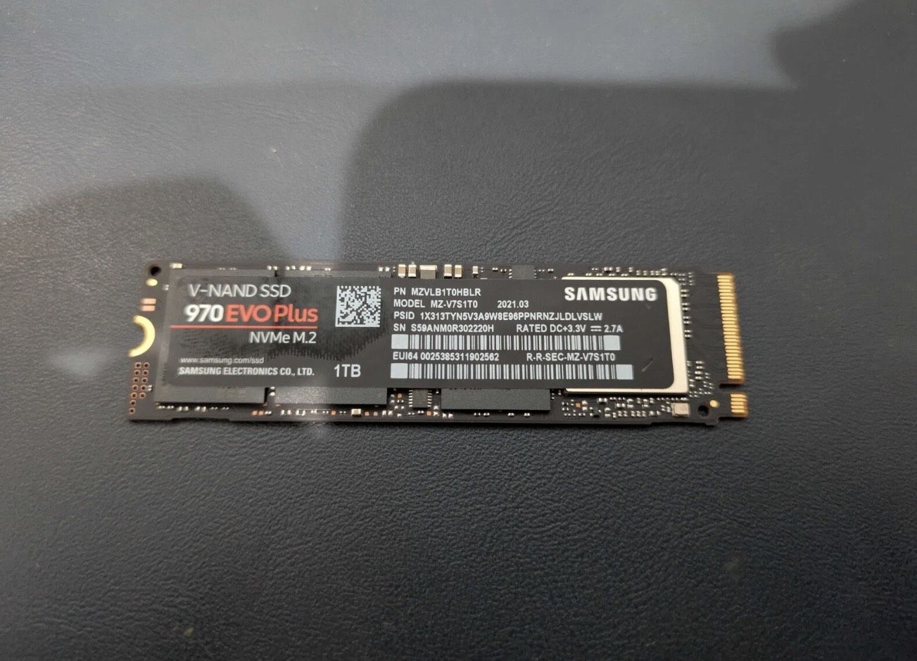 Samsung 970 EVO Plus 1 TB NVMe SSD