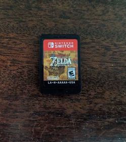 Zelda Breath of the Wild Nintendo Switch Cartridge