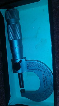 Brown & sharpe micrometer