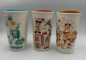Starbucks Disney Coffee Tumblers NEW