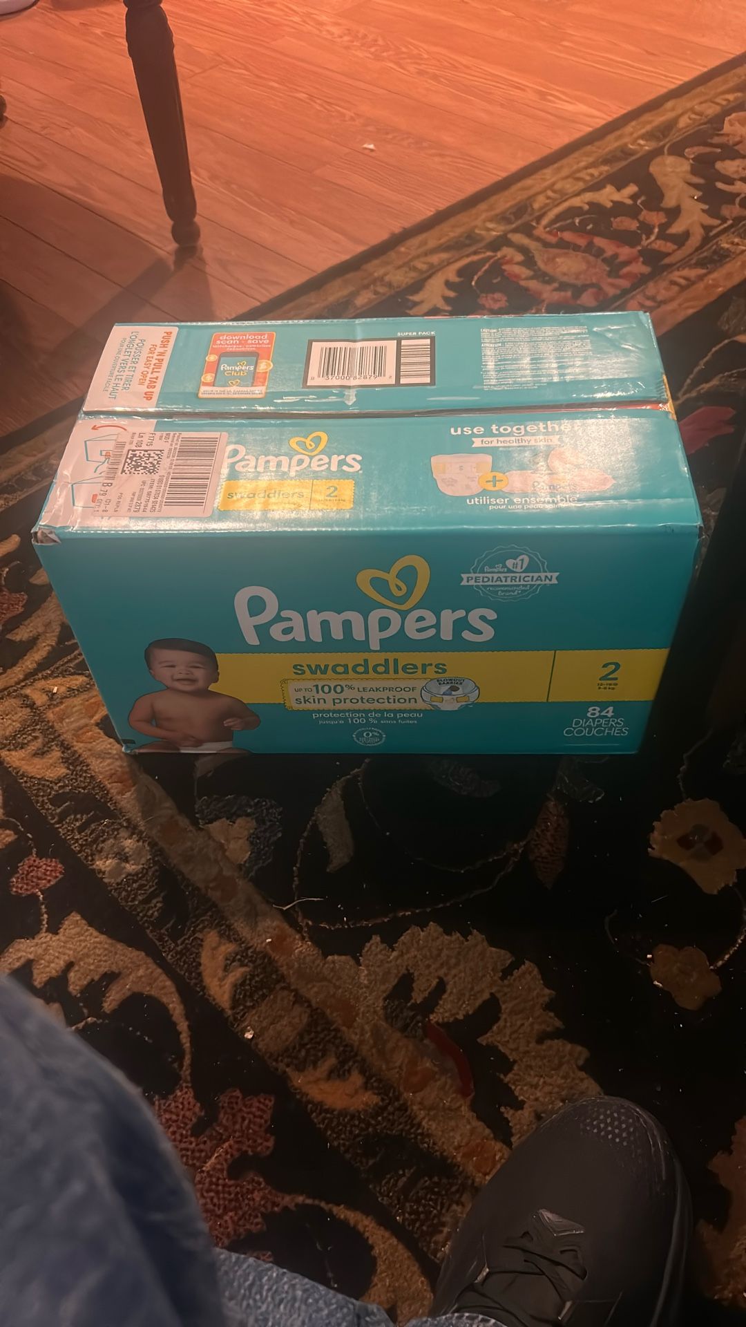 Pampers swaddles