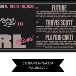 Rolling Loud Tickets Available (2)
