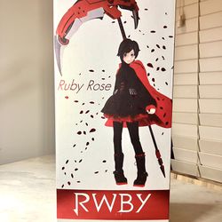 RWBY Ruby Rose 1/6 scale Action figure Threezero Rare Like New