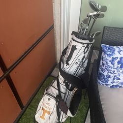 Golf Bag And Clubs 