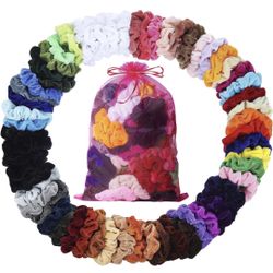 Velvet Hair Scrunchies - 2 For $1.00; $17 For Pack Of 60 Pcs