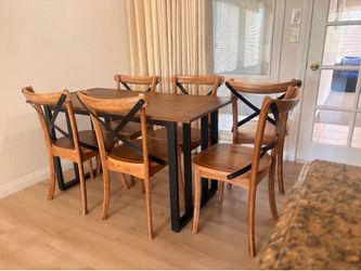 Used dining table with 6 chairs