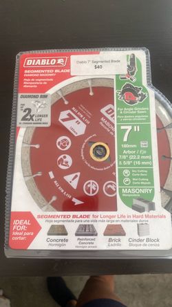 Diablo 7" Diamond Segmented Masonry Blade