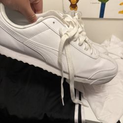 White Puma Shoes 