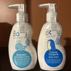 Zermat Baby Body Cream & Shampoo 