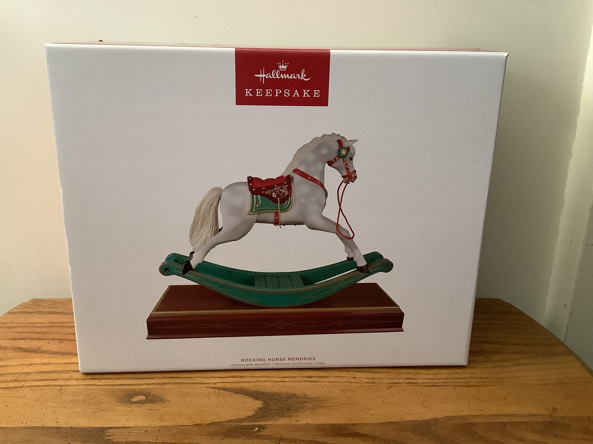 Gorgeous New Hallmark Christmas Display Rocking Horse Features Rocking Motion