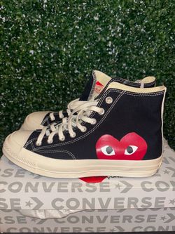 Converse x Comme des Garçons black high top