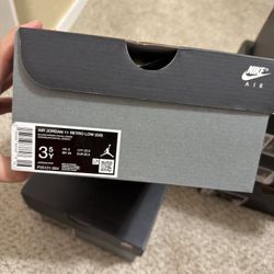 Jordan 11 Low Space Jam (GS 3.5Y) OG Box Clean