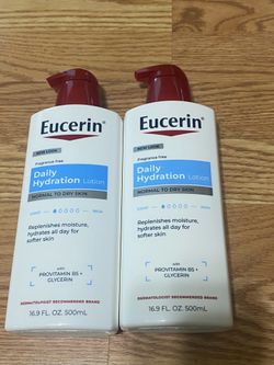 2 Eucerin Lotions