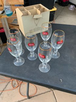 Stella wine, glasses, champagne, glasses