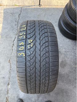 24” tires 305/35/24 semi new with free installation $100