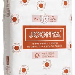 Joonya Organic Diapers- Size 5 -non Toxic-100%natural