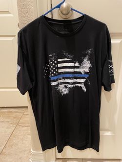 Grunt Style Blue Line T-Shirt