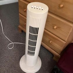 Tower Fan, Rotting With 3 Speeds, About 27" High