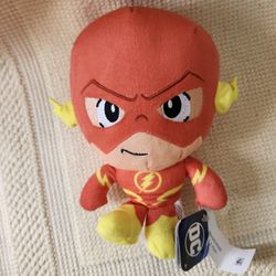 DC Comics The Flash Plush Toy – Red Superhero Stuffed Doll – 8”