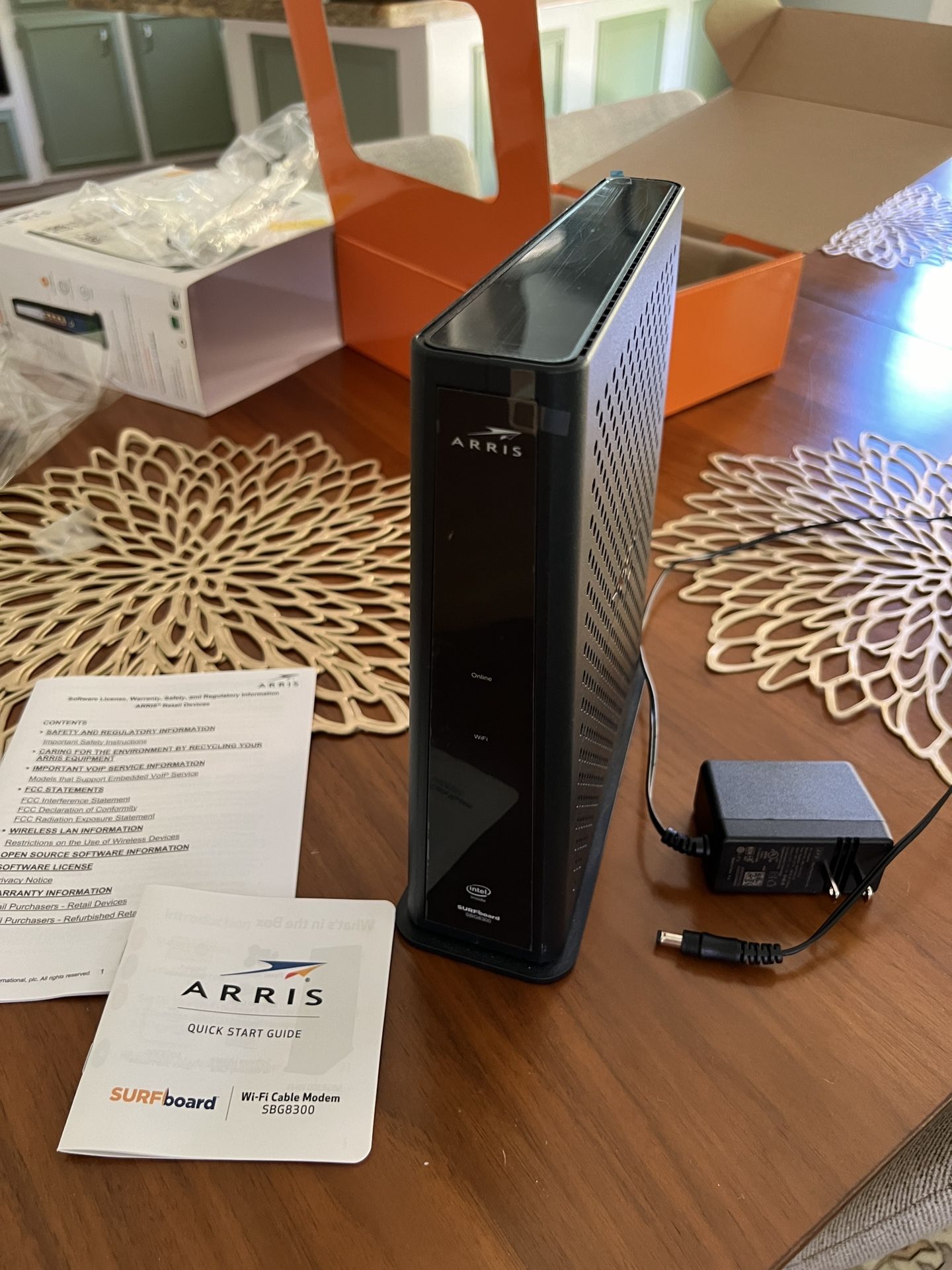 Arris Sbg8300 Router And Modem
