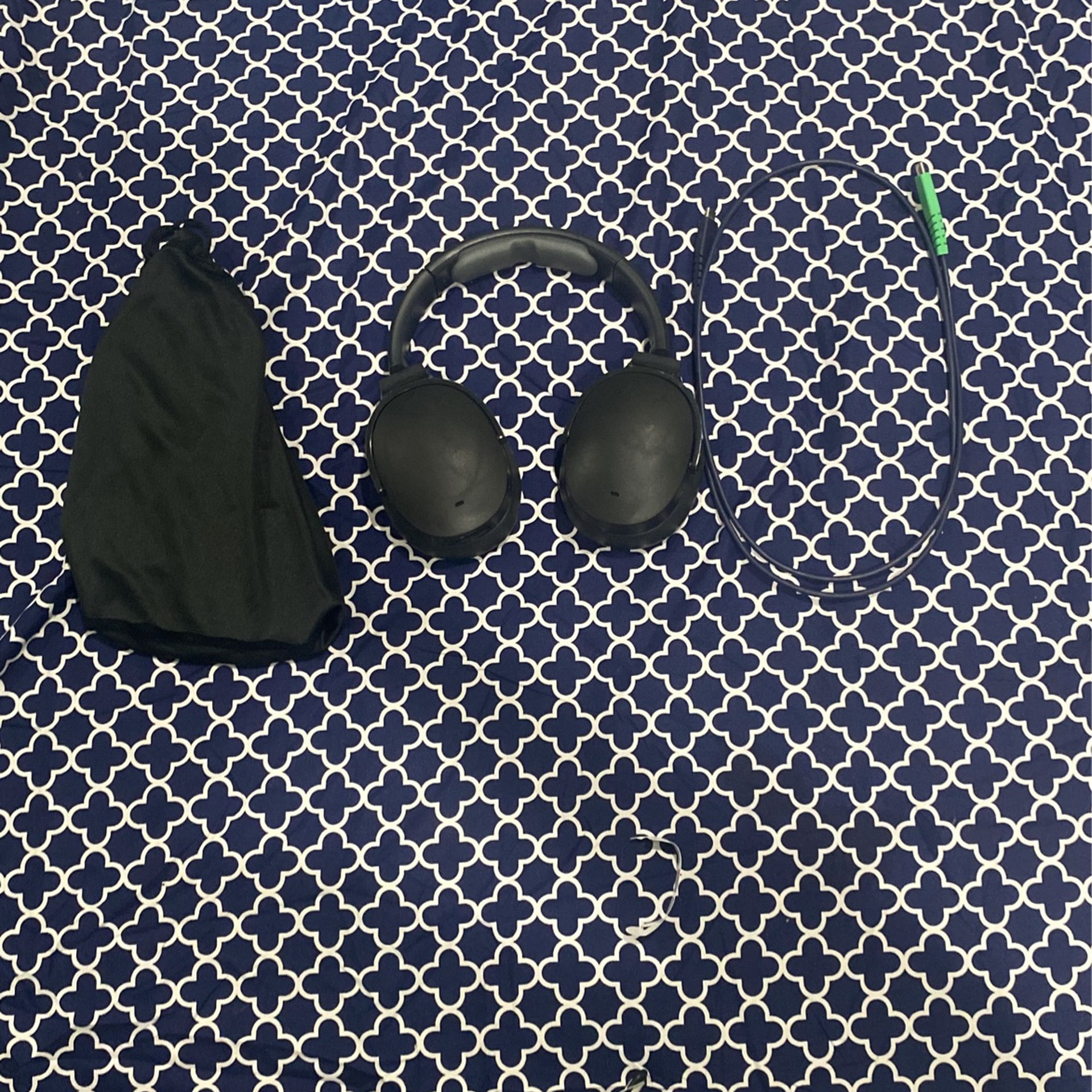 Skull Crusher Hesh ANC Wireless With Charging Cables And box.USED