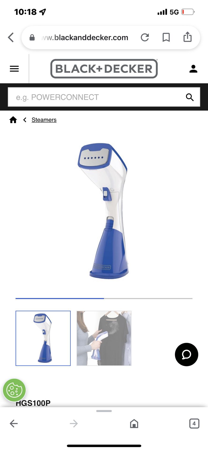 Black And Decker Handheld Steamer for Sale in Arcadia, CA - OfferUp