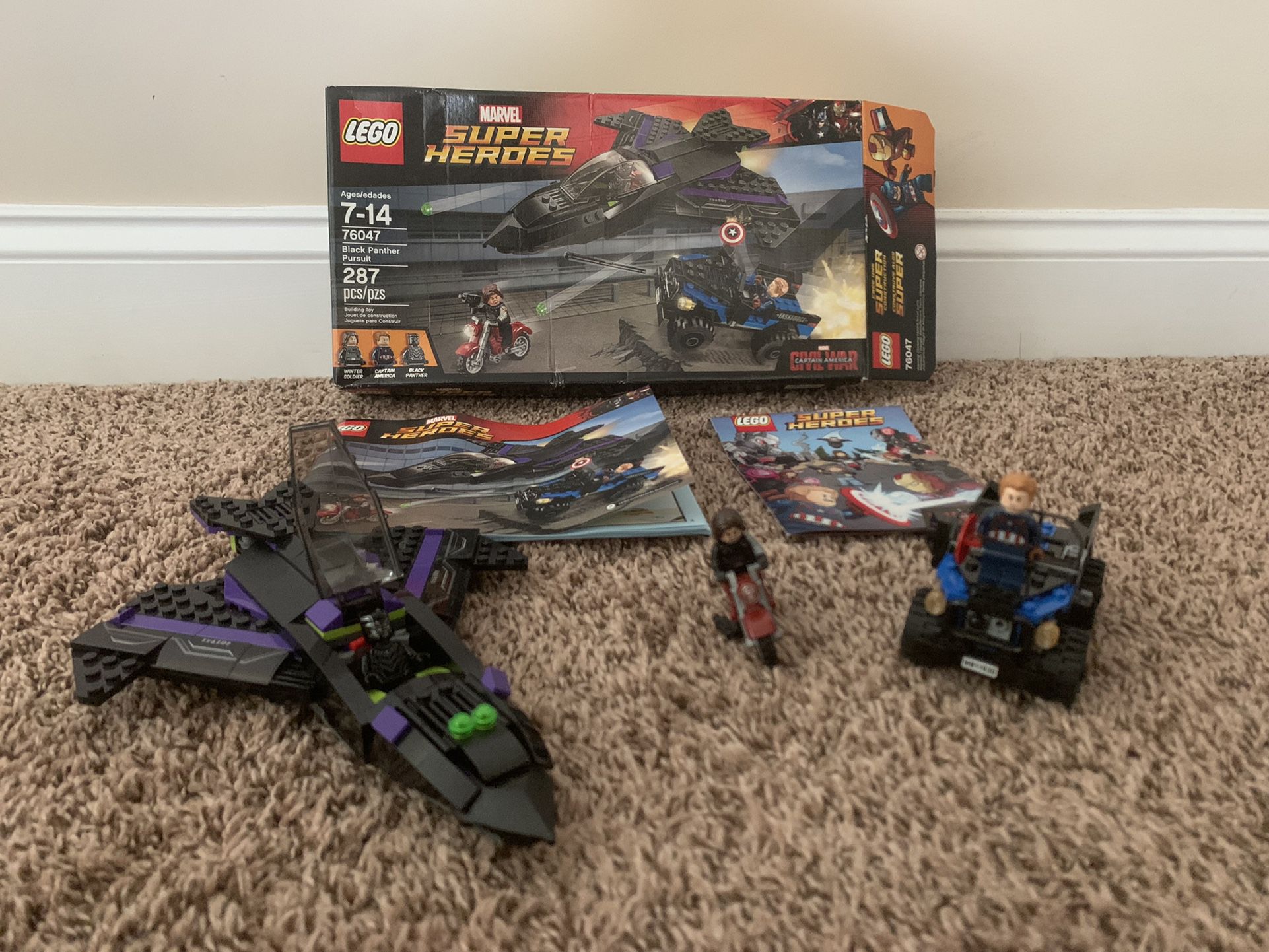 Lego Super Heroes 76047 Black Panther Pursuit *NEAR MINT*