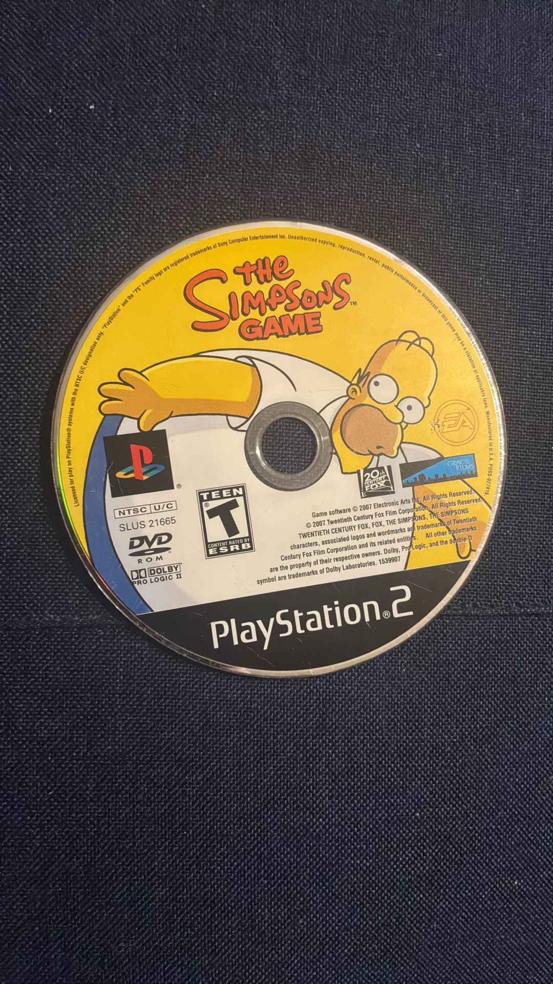 The Simpsons GAME PS2