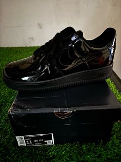 Black patent leather Air Force 1