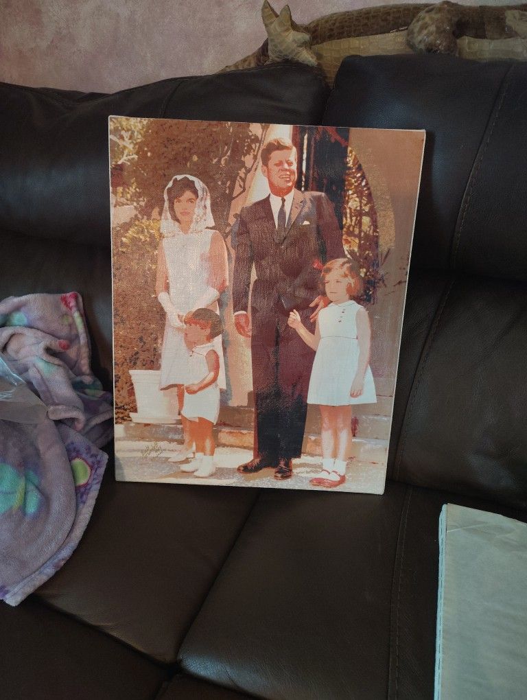 President John F Kennedy And His Family In Palm Beach Florida Easter Sunday 1963