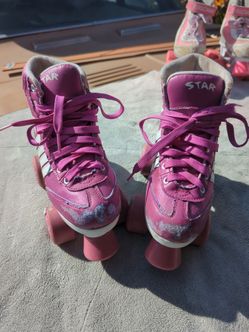 Kids Star Pink Quad Roller Skates