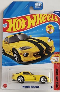 Hot Wheels 96 Dodge Viper GTS 4/10  P Case 1/64