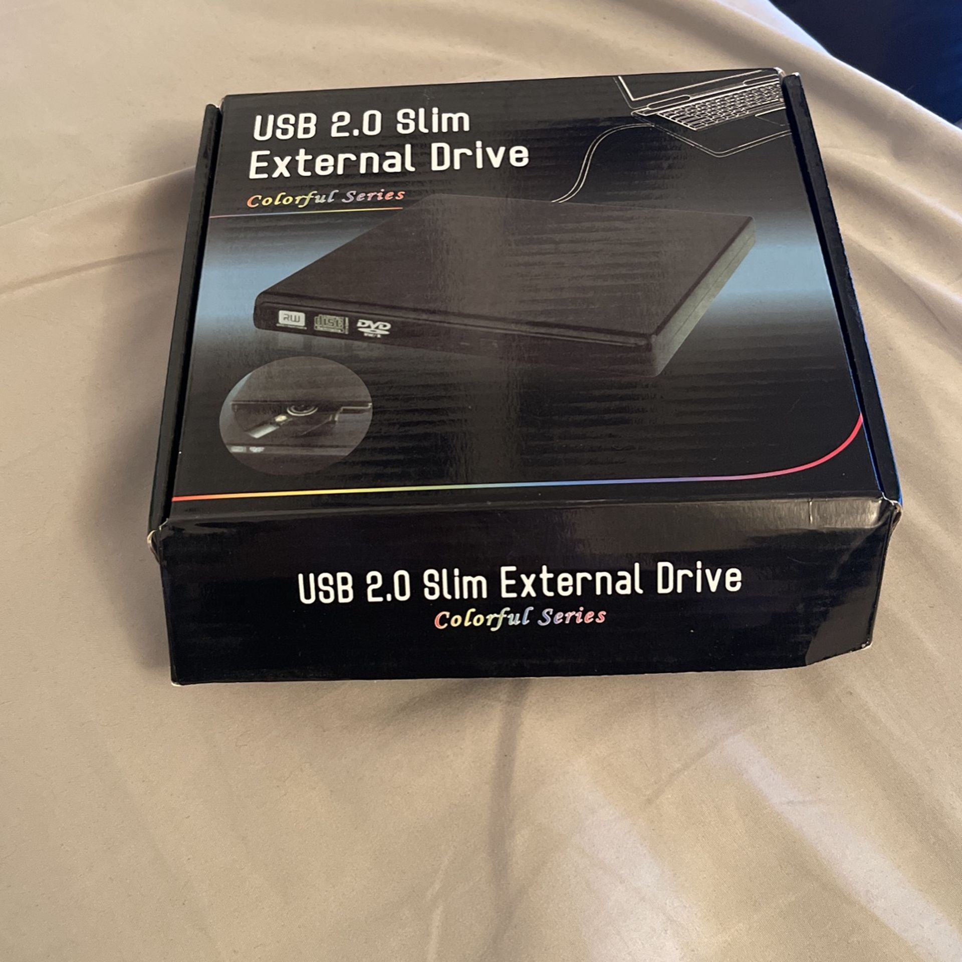 USB 2.0 Slim External Drive (Colorful Series)
