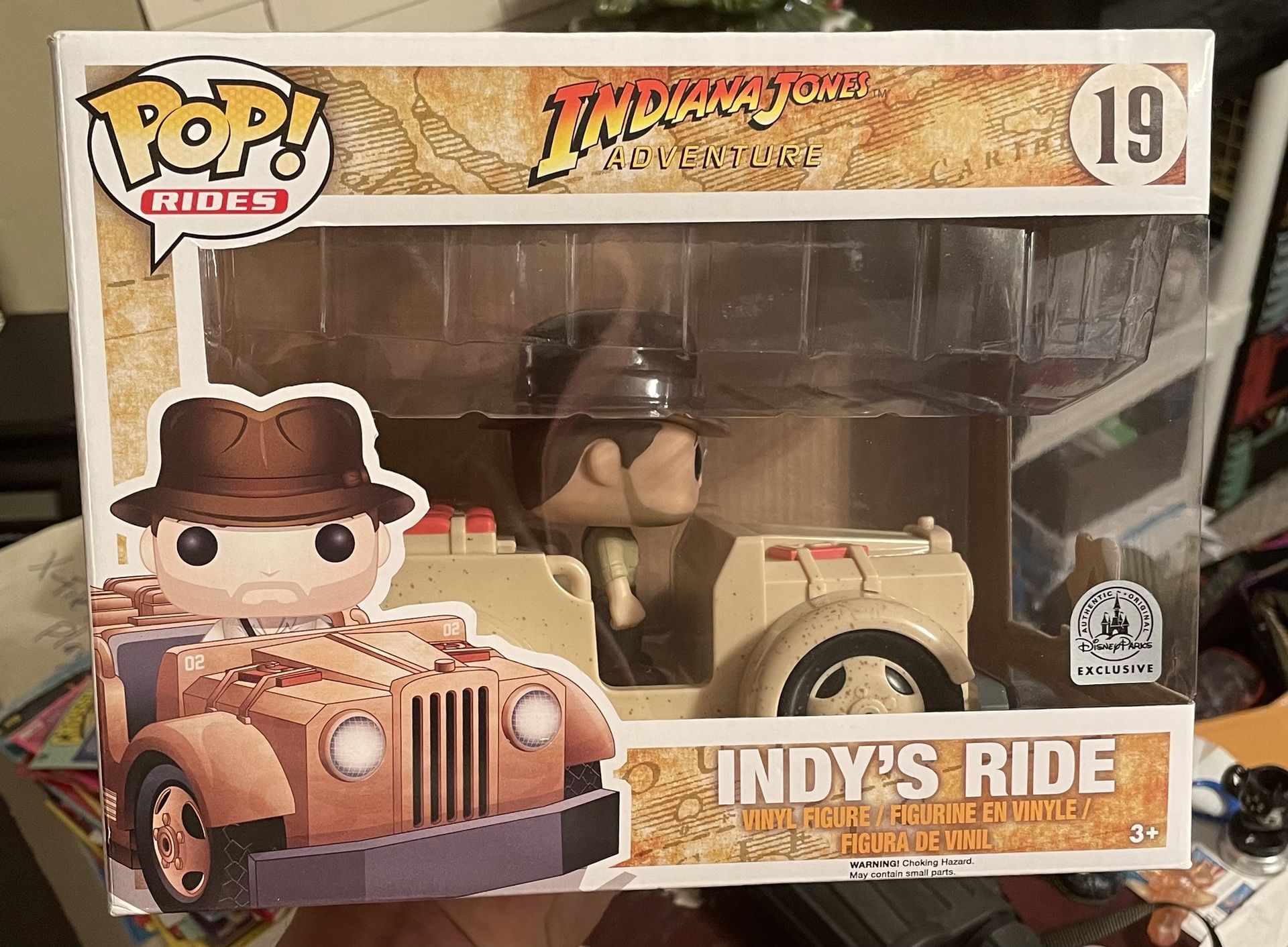 Funko Pop! Rides Indiana Jones Indy’s Ride #19 NYCC Disney Park