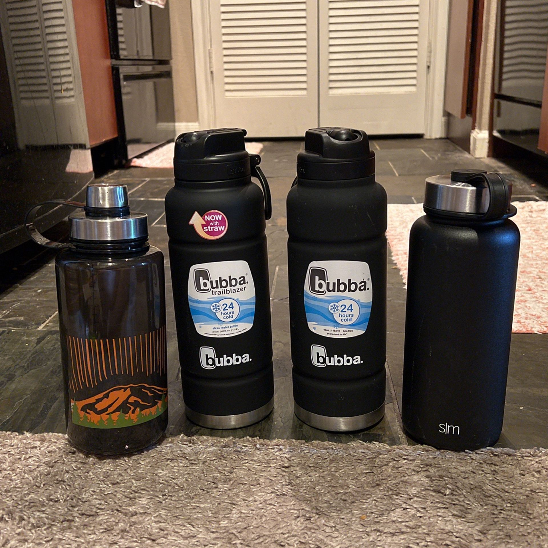Large Bubba Water Bottles And Two Others!