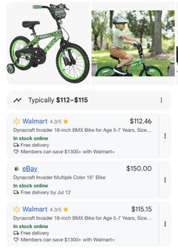 Dynacraft Invader 16 inch BMX Bike for Age 4 7 Years for Sale in Baytown TX OfferUp