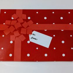 Tote Bag Foldable Red Polka Dot Tote Bag With Zippered Case And Gift Box