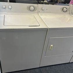 Ge top load washer abd dryer set