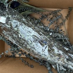 Box Of Fake Eucalyptus 