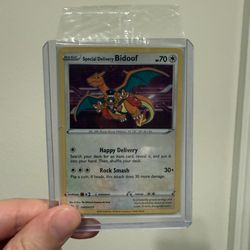 Pokemon card: Special Delivery Bidoof -Mint Condition