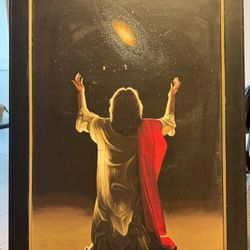 Rare Print Of Jesus Painted By Angelo