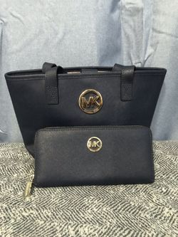 MK bag and wallet