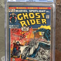 Marvel Spotlight #6 (1972) CGC 7.5 — White Pages; 2nd & Origin Of Ghost Rider 
