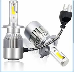 SEDLAV LED Headlight Bulbs - Cool White Beam Bulbs with Cooling Mechanism and Fast Installation - Waterproof IP68 Compatible with Most Vehicles, H4 90