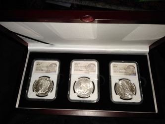 1880s ms66 1885-o ms-66 1887 ms66 no mint mark all three one price